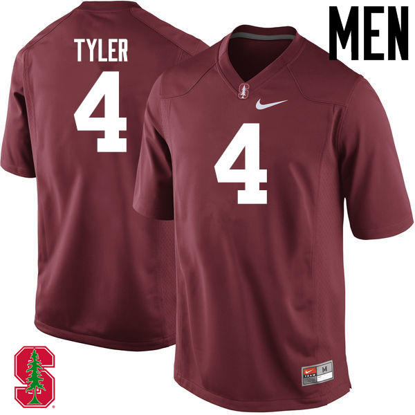 Men Stanford Cardinal #4 Jay Tyler College Football Jerseys Sale-Cardinal